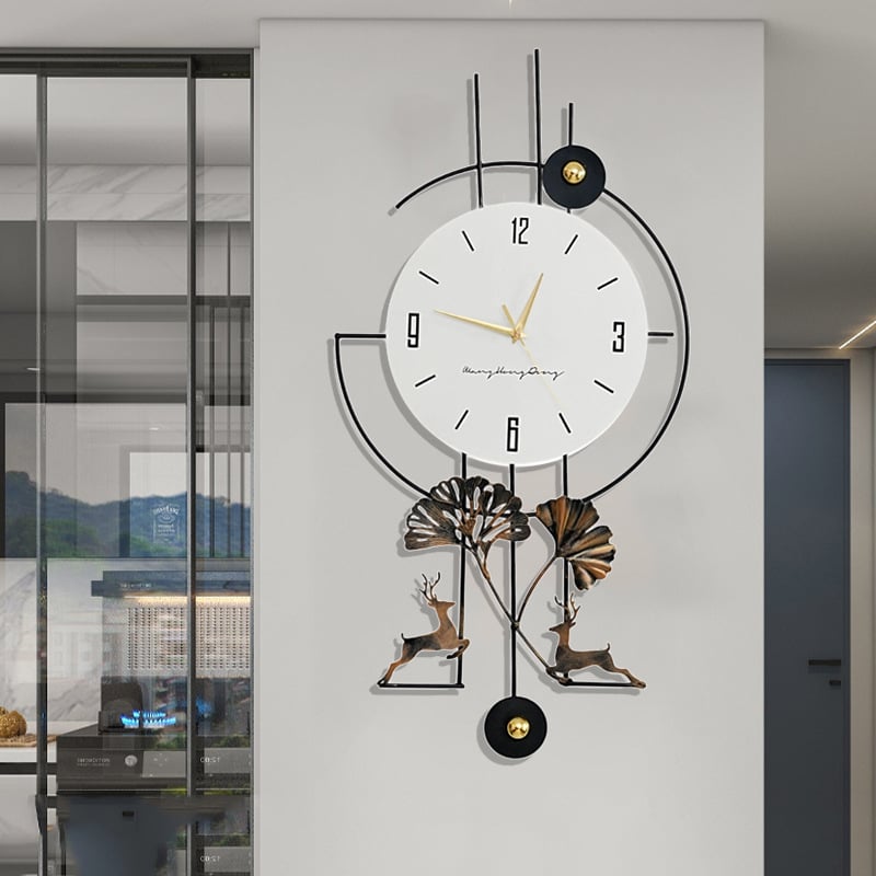 Kreativni retro dekorativni zidni sat, moderni minimalistički dizajn, pravokutni oblik, baterijski pogon, glatko kretanje sekundi, pogodan za dnevni boravak, spavaću sobu ili ured
