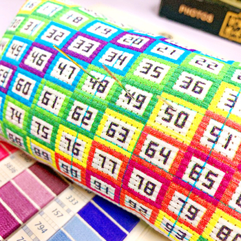 Set za cross-stitch s digitalnim dijeličem niti, torbica za igle s dugom i organizator za ručno izradu