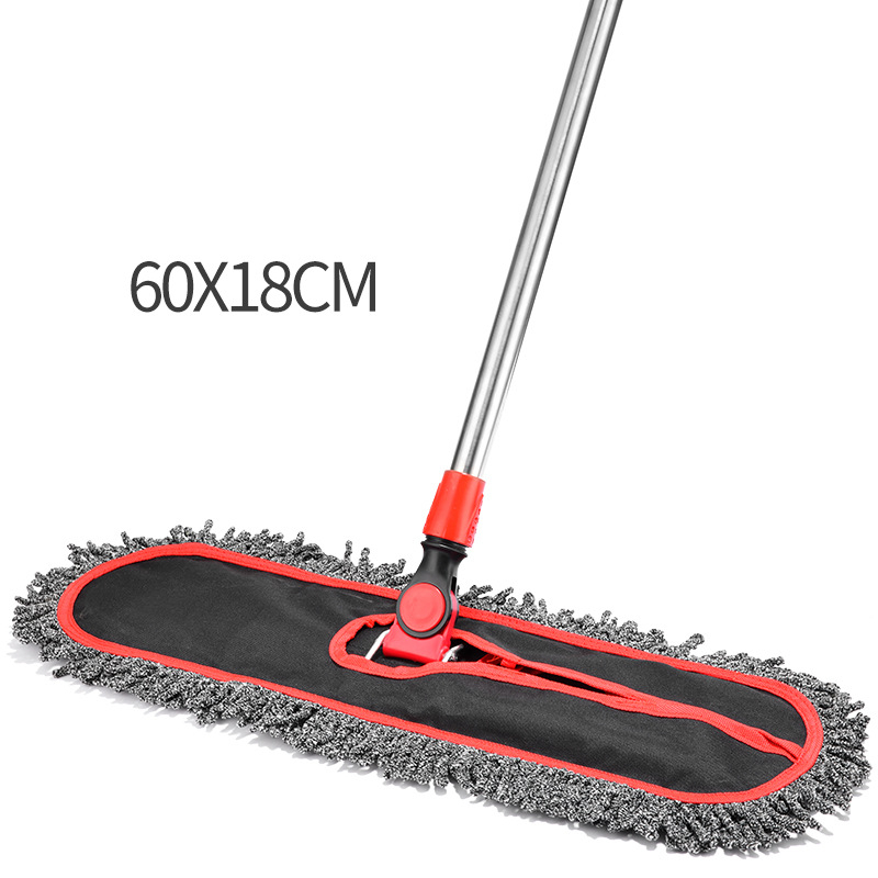 Visokokvalitetan sklopivi plosnati mop za kućnu upotrebu, veliki 90 cm mop za hotelsko čišćenje, mop od pamukog vlakna