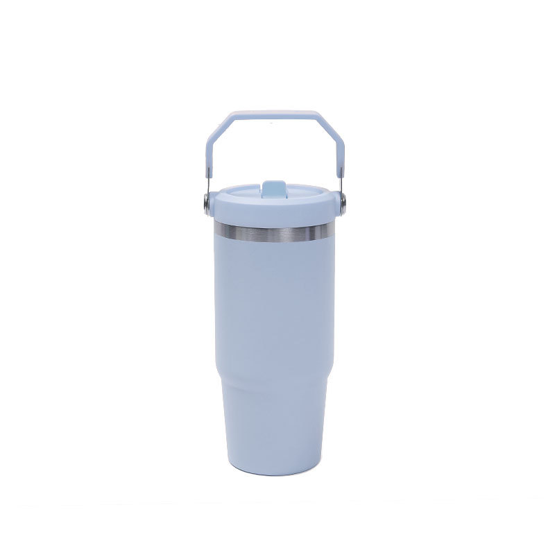 20oz ανοξείδωτο κύπελλο με λαβή, κενού μόνωσης, φορητό αθλητικό ποτήρι