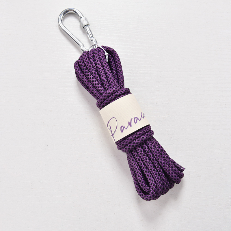6 mm mrežasti paracord s metalnom kopčom i jezgrom, vanjski padobranski dodatak, privjesak za mobitel, 5 m poliester konopac