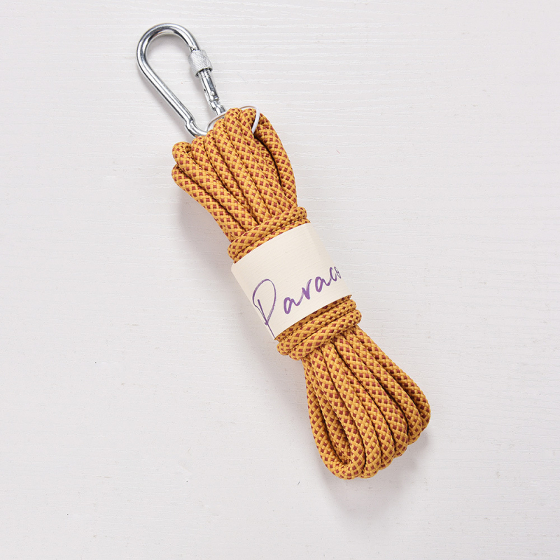 6 mm mrežasti paracord s metalnom kopčom i jezgrom, vanjski padobranski dodatak, privjesak za mobitel, 5 m poliester konopac