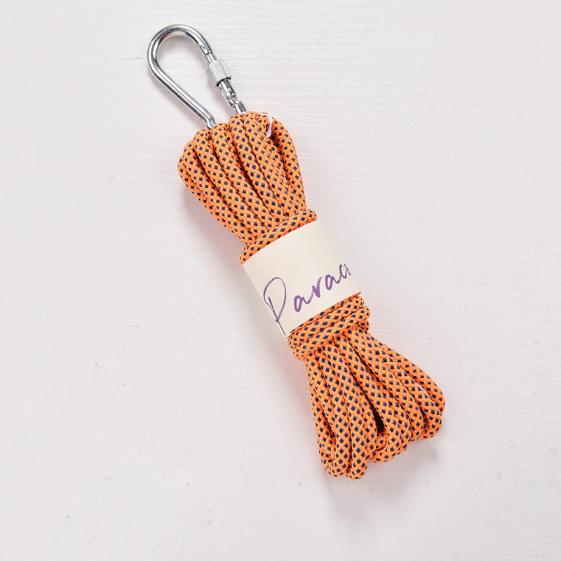 6 mm mrežasti paracord s metalnom kopčom i jezgrom, vanjski padobranski dodatak, privjesak za mobitel, 5 m poliester konopac