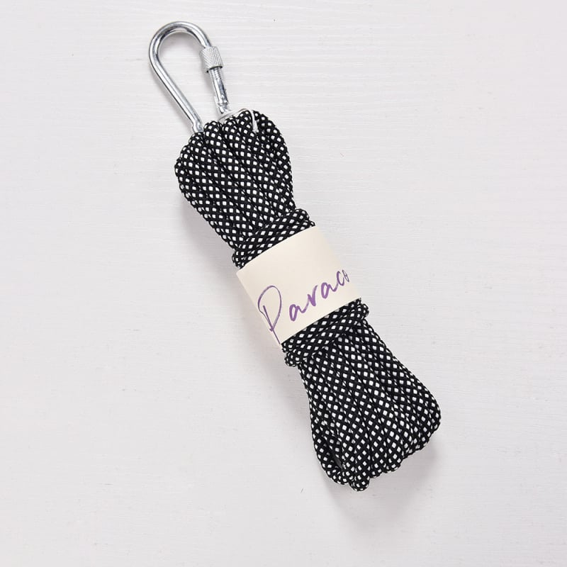 6 mm mrežasti paracord s metalnom kopčom i jezgrom, vanjski padobranski dodatak, privjesak za mobitel, 5 m poliester konopac