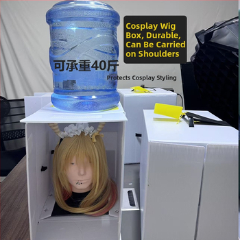 Sklopná prenosná krabička na cosplay na uloženie vlasov, Itabag a cestovanie