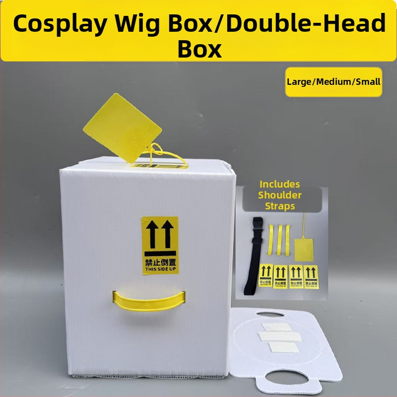 Sklopná prenosná krabička na cosplay na uloženie vlasov, Itabag a cestovanie
