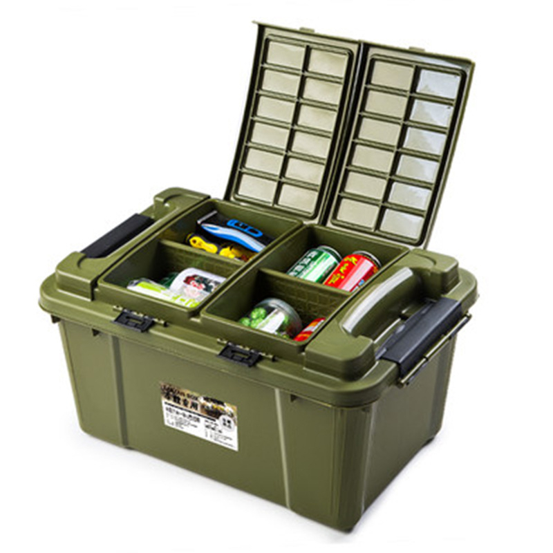 Kutija za skladištenje u prtljažniku automobila, 55 L, polipropilen, dimenzije 58×34×30 cm, jednostavan dizajn, set od 6 komada, unutarnji organizator vozila, otporna na prašinu i vlagu.