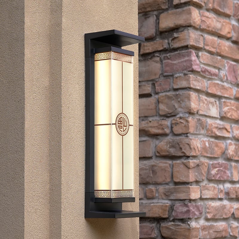 Solarna vanjska zidna svjetiljka, vodootporna, nehrđajući čelik, COB LED, 360° rasvjeta, za dvorište, vrt, balkon i ulaz