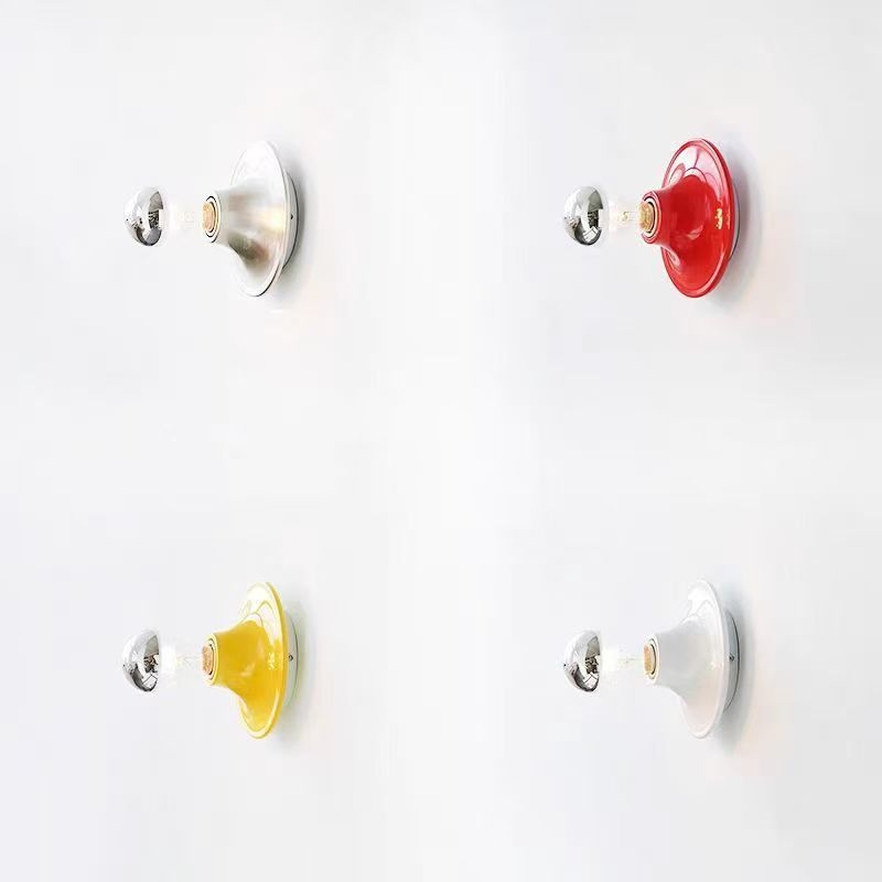 Jednostavna zidna lampa Bauhaus nordijski retro, nostalgični vintage za dnevni boravak, spavaću sobu i hodnik, višebojna dekorativna svjetiljka