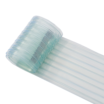Prozirna PVC mekana zavjesa za unutarnje pregrade, vjetrootpornost i toplinska izolacija za trgovačke prostore