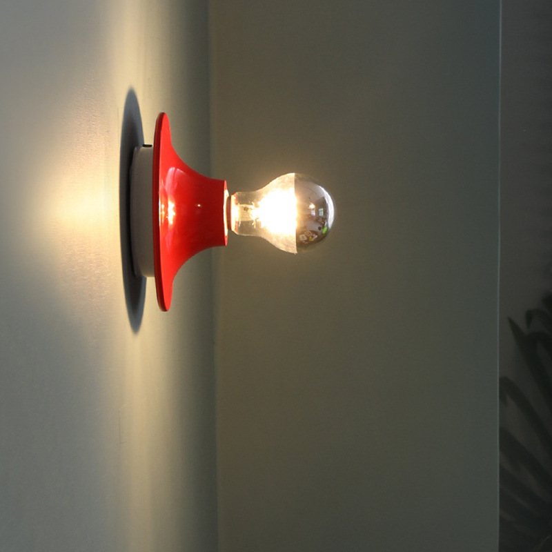 Teti Bauhaus Nordic Vintage zidna lampa – žuta, za dnevni boravak, spavaću sobu i hodnik
