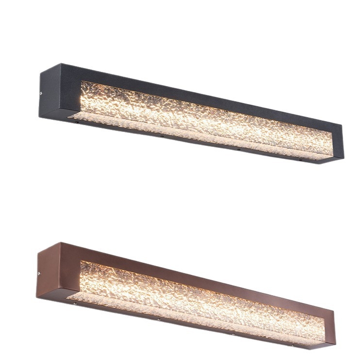 Aluminijsko vanjsko zidno svjetlo, IP54 vodootporno, za balkon, hodnik, terasu i stepenice