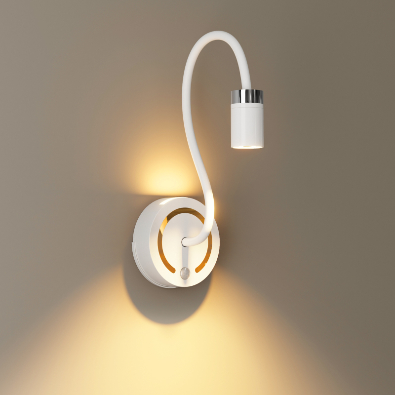 LED zidna svjetiljka s bežičnim punjenjem, dekorativna noćna lampica s senzorom pokreta