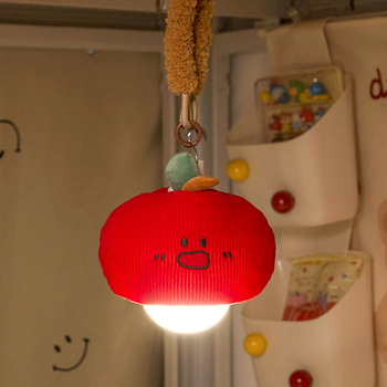 Ambijentalna noćna svjetiljka s motivom jabuke za krevet, viseća lampa za studentski dom