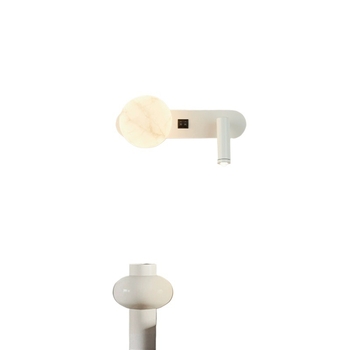 Zidna lampa za spavaću sobu u talijanskom minimalističkom stilu, okretna svjetiljka za čitanje pokraj kreveta