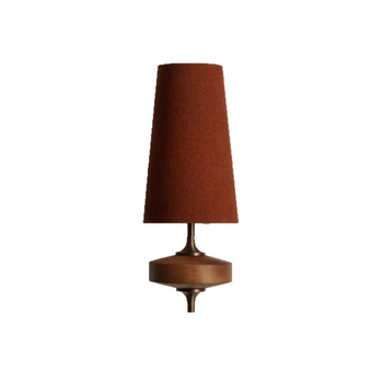 Stenska lampa za spavaću sobu u francuskom stilu s platnenim abažurom, retro inspiracija hodnika
