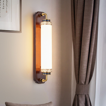 Daguanyuan noćna zidna lampa za spavaću sobu, Neo-kineski stil, potpuno bakreno luksuzno svjetlo, dizajnerski vrhunski 667L