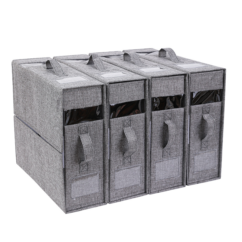 Sklopiva tekstilna kutija za pohranu posteljine, organizator odjeće, 14,8 L, 38×32,5×12 cm, moderni minimalistički stil