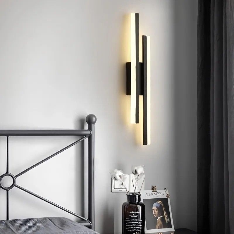 Minimalistička LED zidna svjetiljka s LED trakom za spavaću sobu i dnevni boravak, uz krevet, uz televizor i kauč, za hodnik i stubište