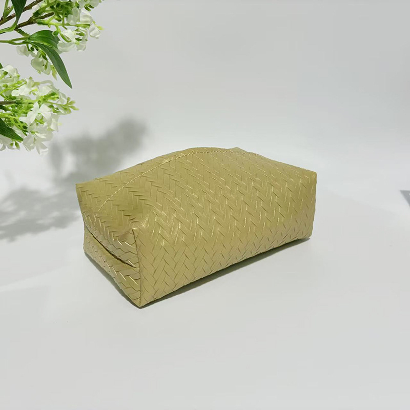 Kutija za maramice s imitacijom ratana i kožnim izgledom, elegantno skladište za dnevnu sobu i spavaću sobu
