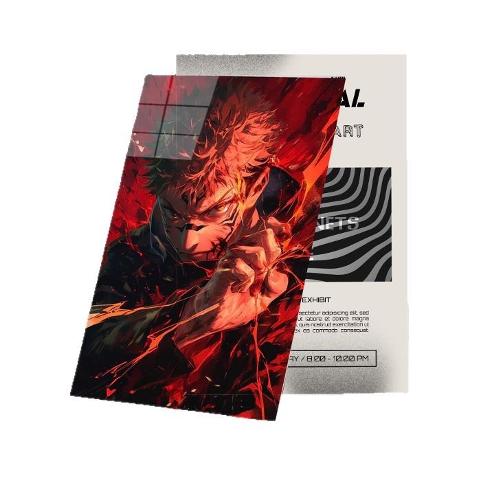 Bez okvira metalni poster – dekorativna digitalna slika na aluminijskoj ploči, magnetski stolni prikaz, industrijski stil