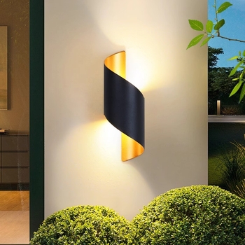Minimalistična zidna lampa za stubište, hodnik i spavaću sobu; vanjska IP65 zidna svjetiljka za terasu i vrt