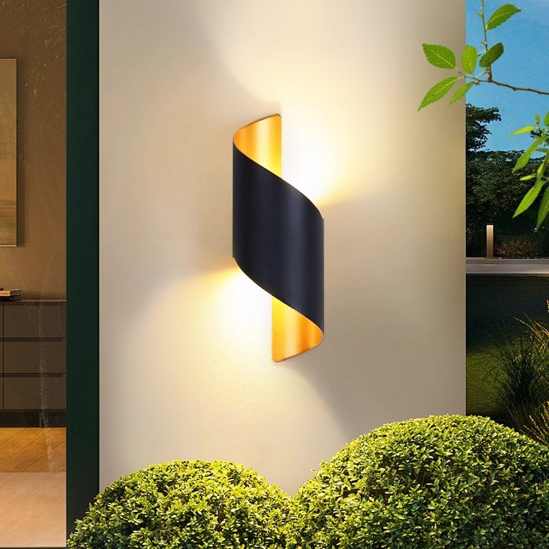 Minimalistična zidna lampa za stubište, hodnik i spavaću sobu; vanjska IP65 zidna svjetiljka za terasu i vrt