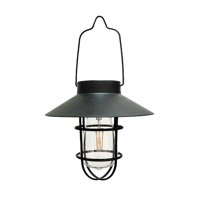 Solarna vanjska rasvjeta za vrt s volframovim vlaknom, dekorativno ambijentalno svjetlo, Edison retro lanterna
