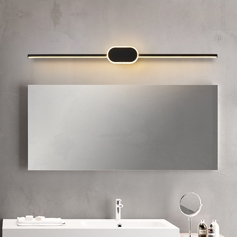 LED zidna svjetiljka za kupaonicu i područje pred ogledalom, duga linijska svjetiljka, nordijski minimalistički stil, 220V