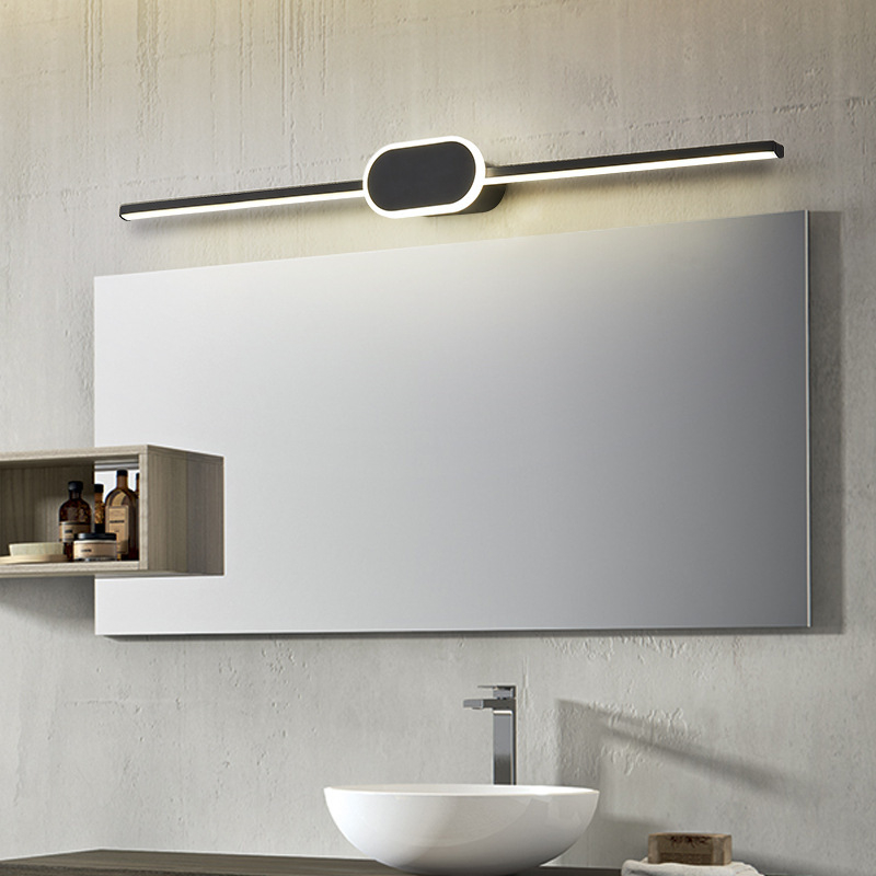 LED zidna svjetiljka za kupaonicu i područje pred ogledalom, duga linijska svjetiljka, nordijski minimalistički stil, 220V