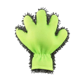 Dvostrane rukavice za pranje automobila s pet prstiju, chenille coral fleece, debele, upijaju vodu, bez tragova, bez otpuštanja dlaka
