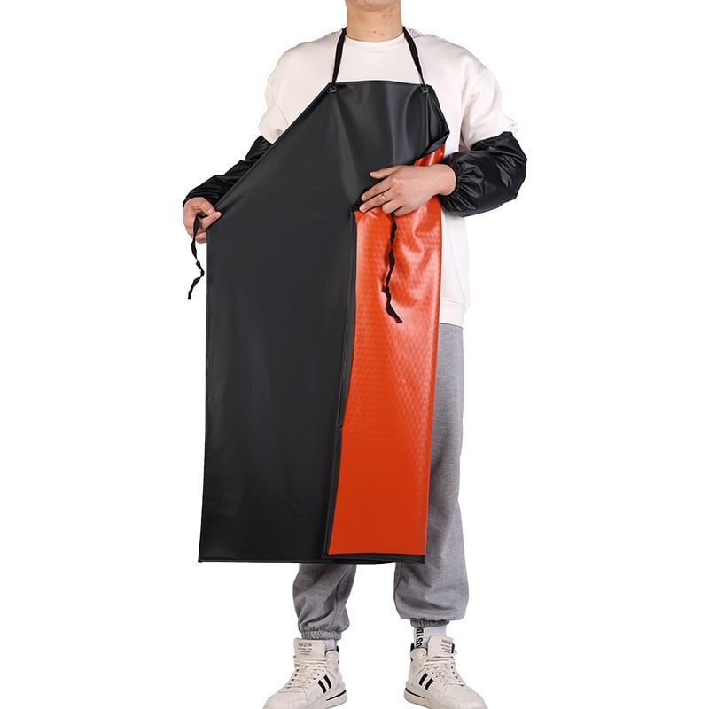 Șorț impermeabil din PVC, fără mâneci, pentru adulți – stil modern minimalist pentru bucătărie