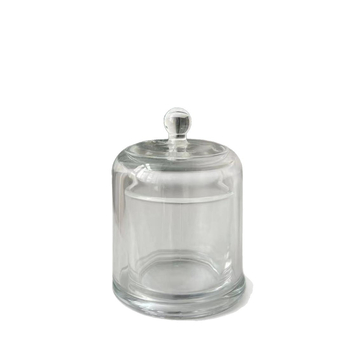Suport din sticlă pentru aromaterapie cu capac, difuzor cu pietre cristal, recipient decorativ din sticlă