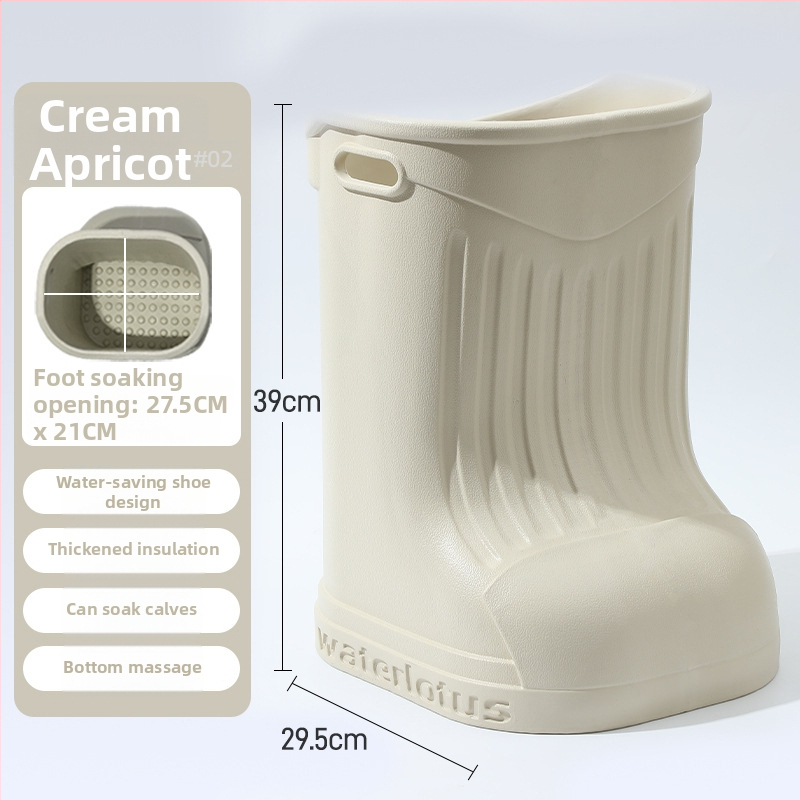 Domáci kúpeľ na nohy do lýtok, hlboký masážny kúpeľ, úsporný na vodu, pre deti
