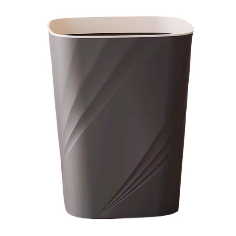 Kvadratni plastični kantu za smeće, 12 L, velika zapremina, bez poklopca, za dnevni boravak, kupaonicu, kuhinju, dom i ured