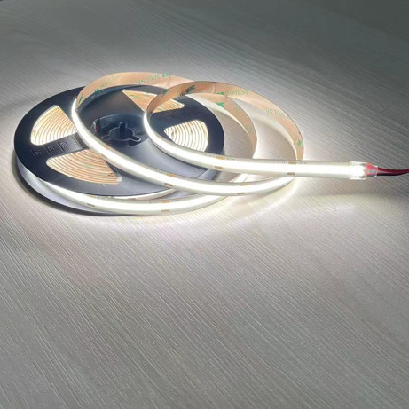 COB LED traka, samoljepljiva, ugrađeni svjetlosni kanal, linearno osvjetljenje, izuzetno tanka, za kućne ormariće i vitrine, kućna uporaba, dodatno osvjetljenje