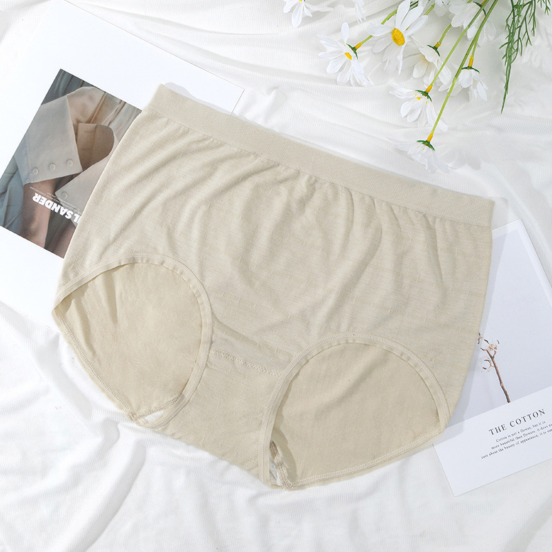 Ženske bešavne gaćice velikih veličina, visok struk, oblikovanje abdomena, prozračne, lagan ljetni model
