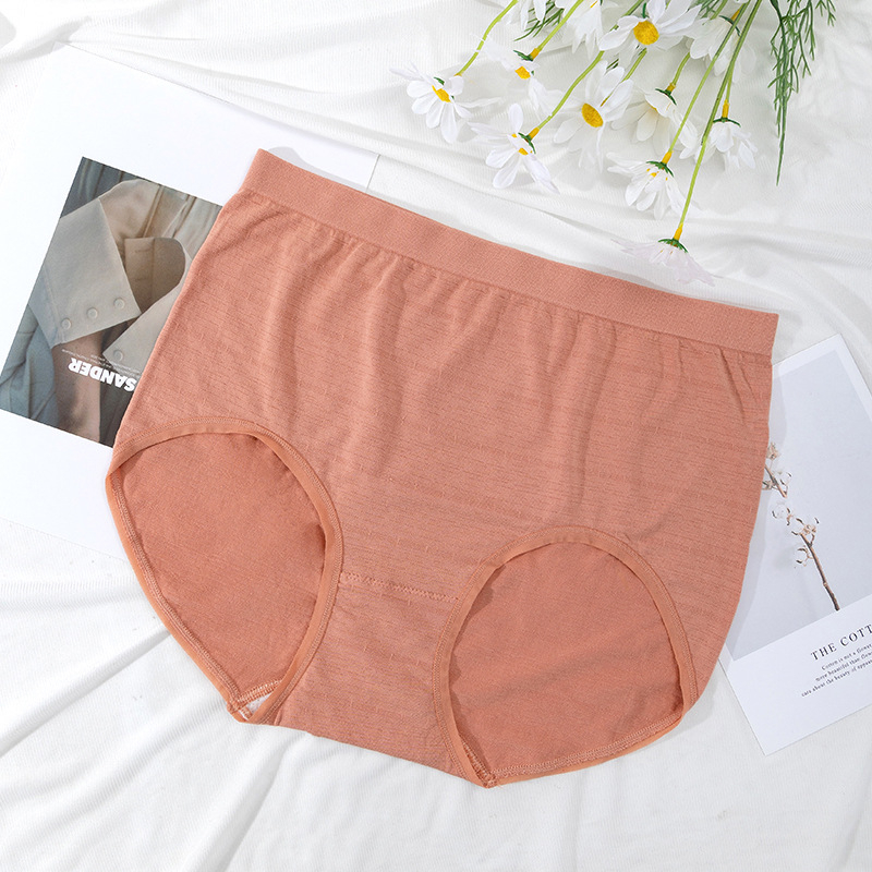 Ženske bešavne gaćice velikih veličina, visok struk, oblikovanje abdomena, prozračne, lagan ljetni model