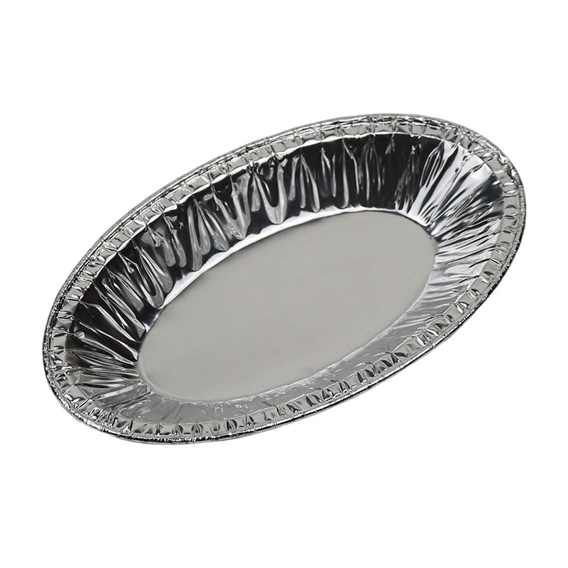 Jednokratna posuda za pečenje od aluminijske folije, ovalni pladanj za portugalske kremaste tartove i muffine