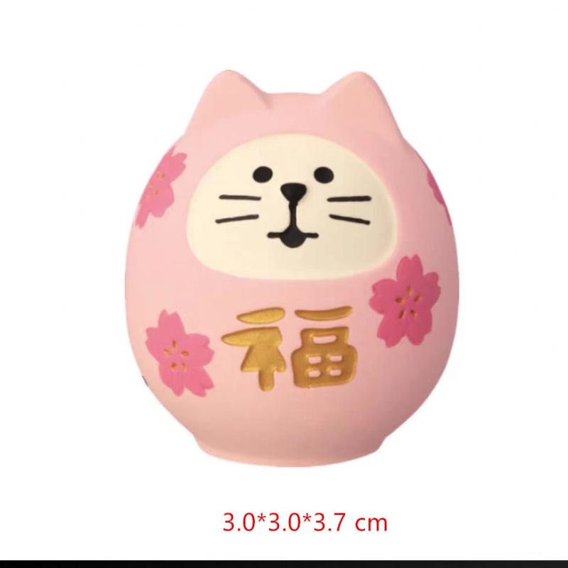 Mačja figurica u japanskom stilu, Zakka dizajn, kreativna kutija iznenađenja od smole, ručna izrada
