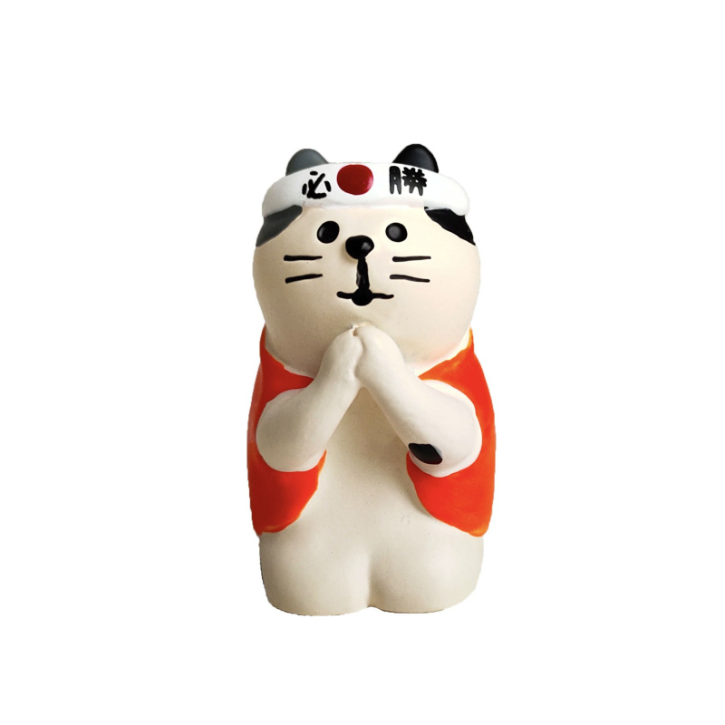 Mačja figurica u japanskom stilu, Zakka dizajn, kreativna kutija iznenađenja od smole, ručna izrada