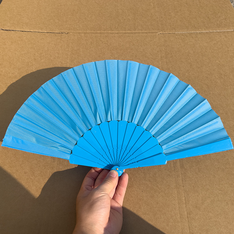 7-inčni plastični sklopivi ventilator s duginim rebrima, debelim rebrima, ravna površina, plesni ventilator