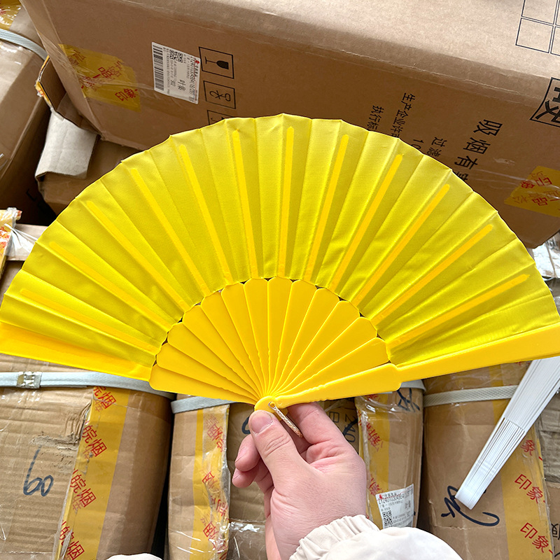7-inčni plastični sklopivi ventilator s duginim rebrima, debelim rebrima, ravna površina, plesni ventilator