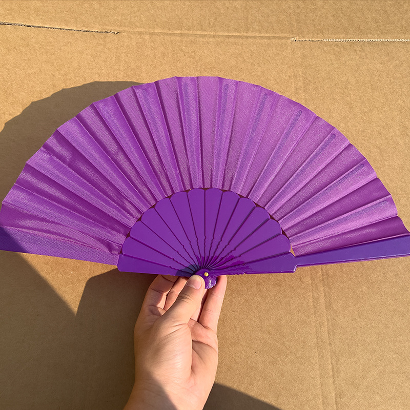7-inčni plastični sklopivi ventilator s duginim rebrima, debelim rebrima, ravna površina, plesni ventilator