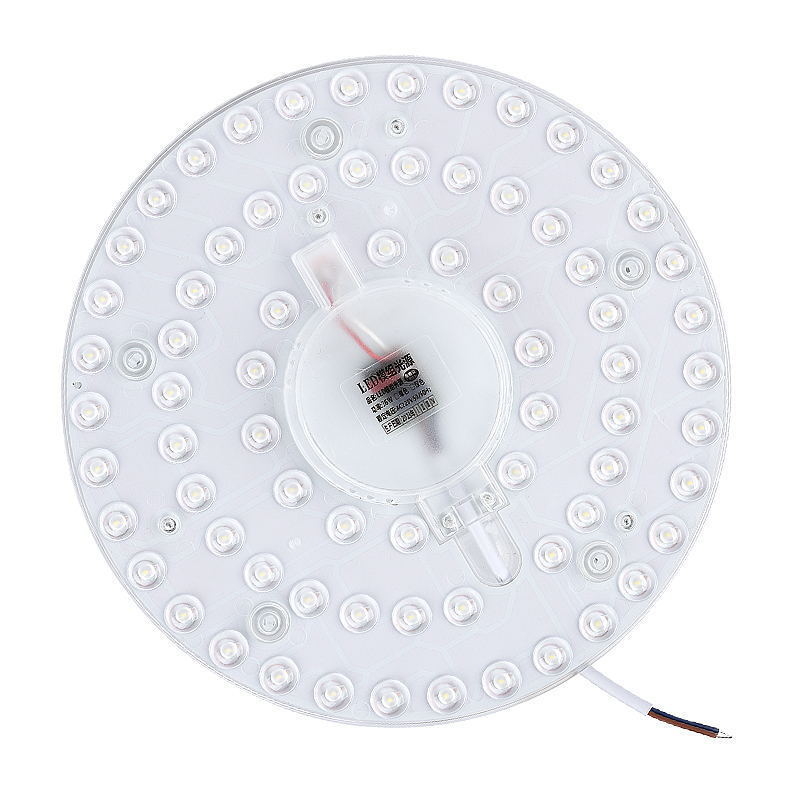 LED stropni modul za dnevni boravak, kružni oblik, zamjenski modul s magnetskim svjetlosnim trakama i disk lampom, energijski štedljiva žarulja