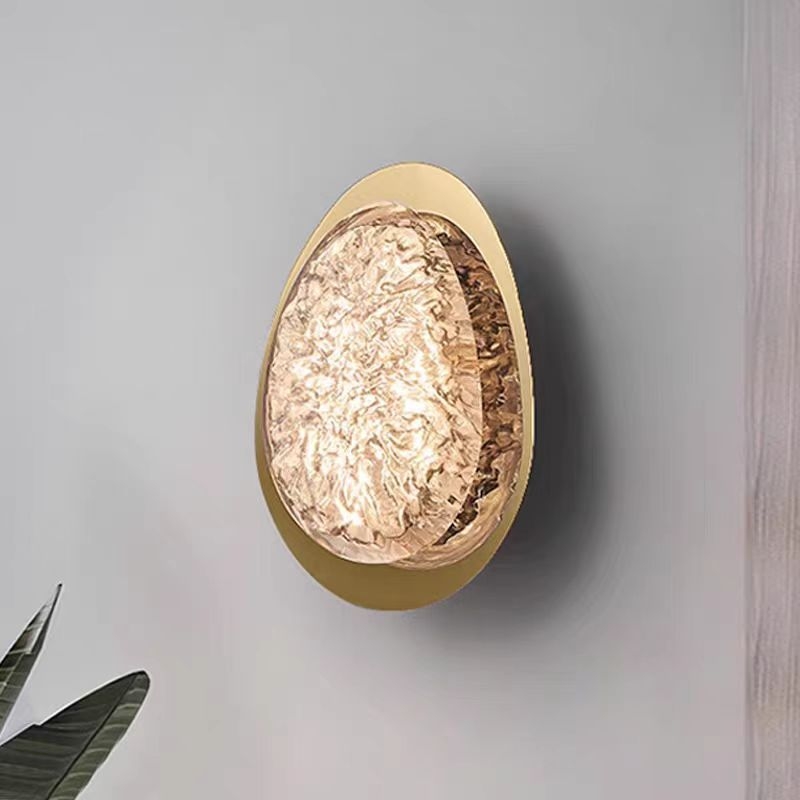 LED zidna lampa za spavaću sobu i dnevni boravak, moderni minimalistički skandinavski dizajn, sjenilo od smole, tijelo od nehrđajućeg čelika, 220V