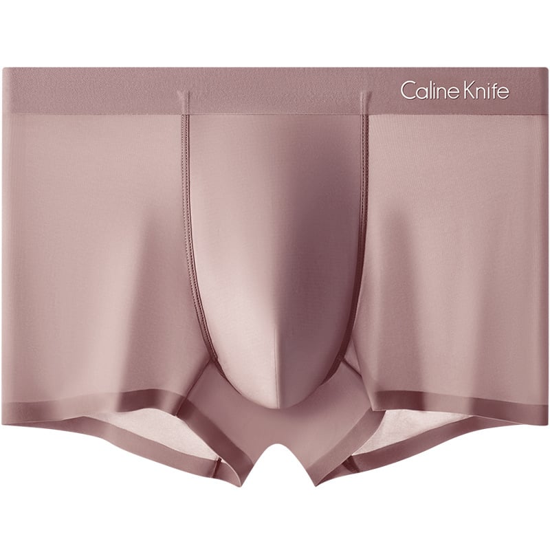 CalineKnife muške bokserice od ice silk, bezšivne, prozračne, antibakterijske, 7A, u poklon kutiji