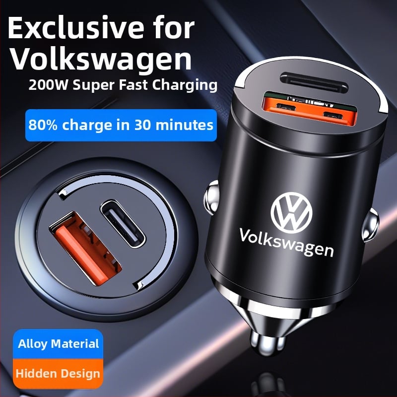 Volkswagen адаптер за автомобилно зареждане с ултраскоростно зареждане за Маготан, Пасат, Тигуан, Сагитар, Тан Юе