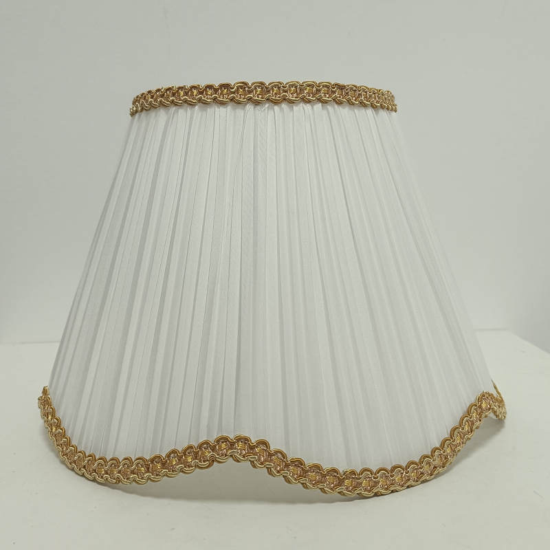 Europskog stila retro platneni abažur za stolnu i podnu lampu, ručno izrađene perle i resice, razni oblici