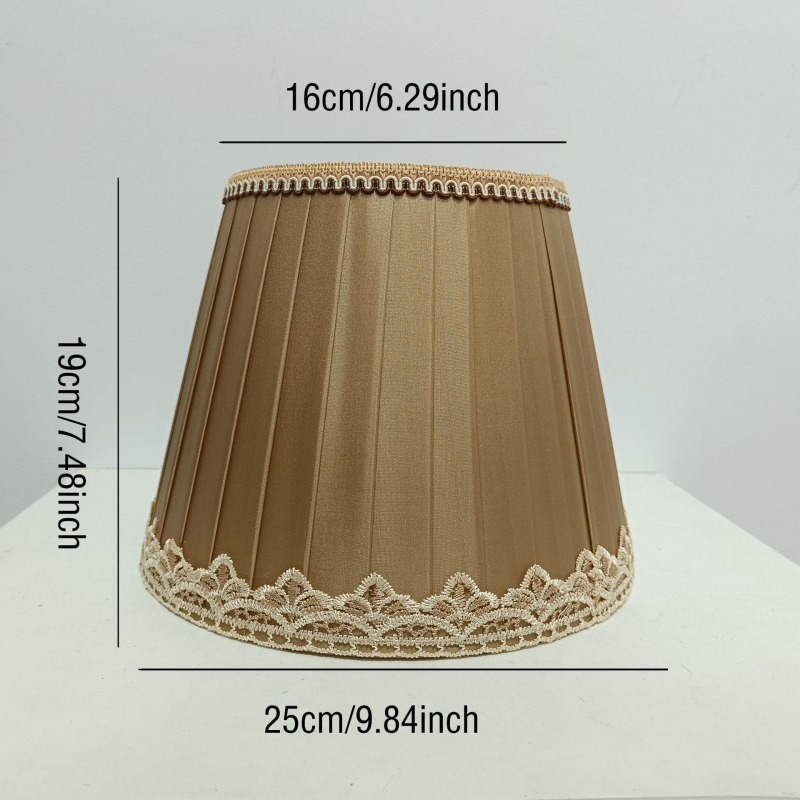 Europskog stila retro platneni abažur za stolnu i podnu lampu, ručno izrađene perle i resice, razni oblici